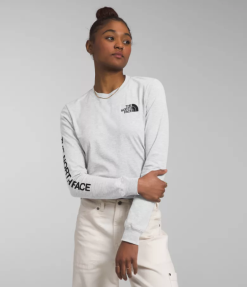 The North Face חולצה גרפית עם שרוול ארוך