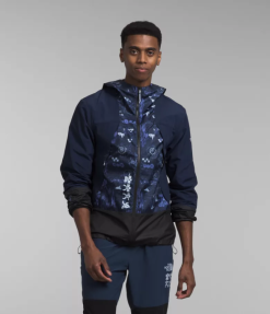 The North Face מעיל משרוקית רוח ללבוש שבילים